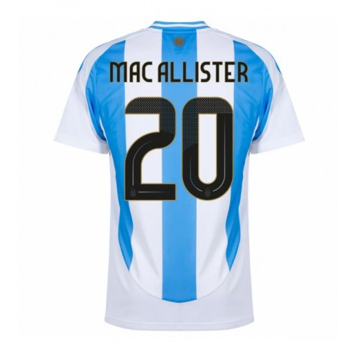 Argentina Alexis Mac Allister #20 Domaci Dres Copa America 2024 Kratak Rukav